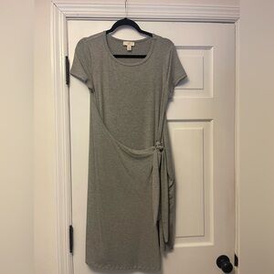 Cupio Heather Gray Midi Dress